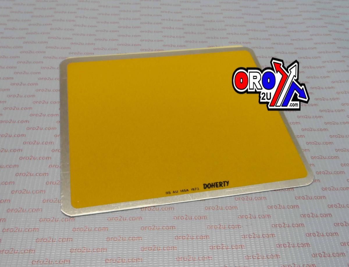 NUMBER PLATE ALLOY SMALL EA