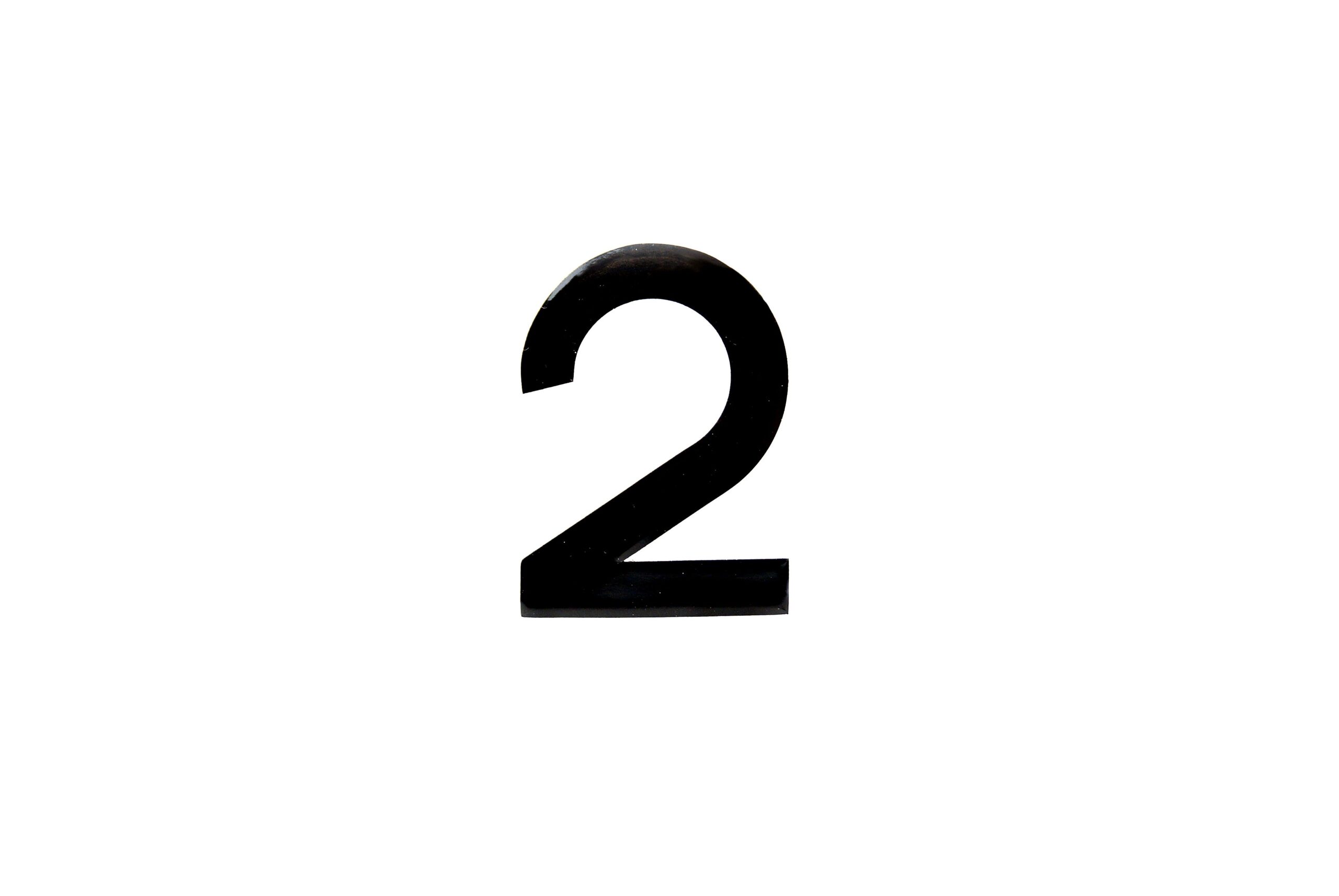 NUMBER PLATE DIGITS 2 EACH