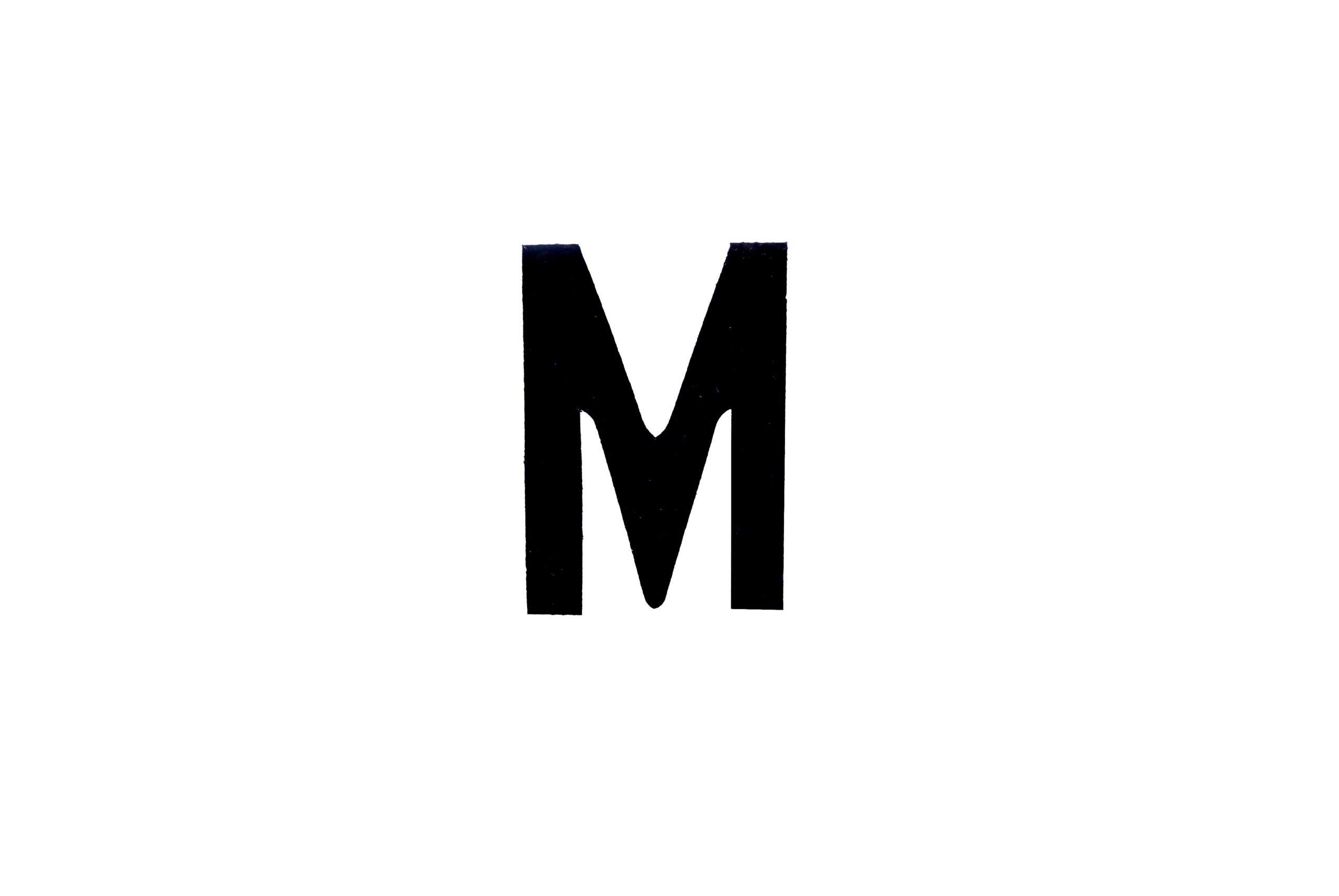 NUMBER PLATE DIGITS M EACH