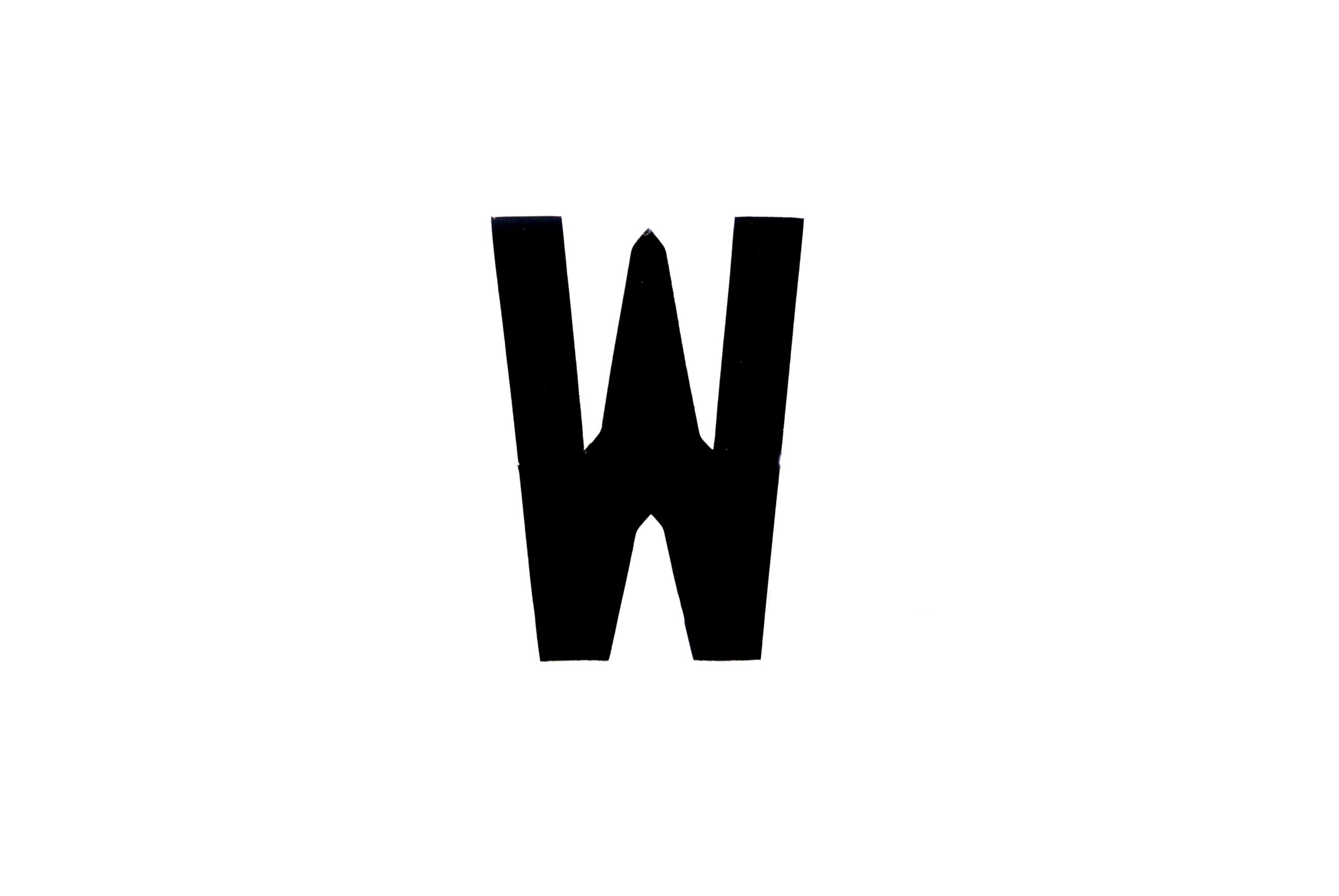 NUMBER PLATE DIGITS BIG W EACH