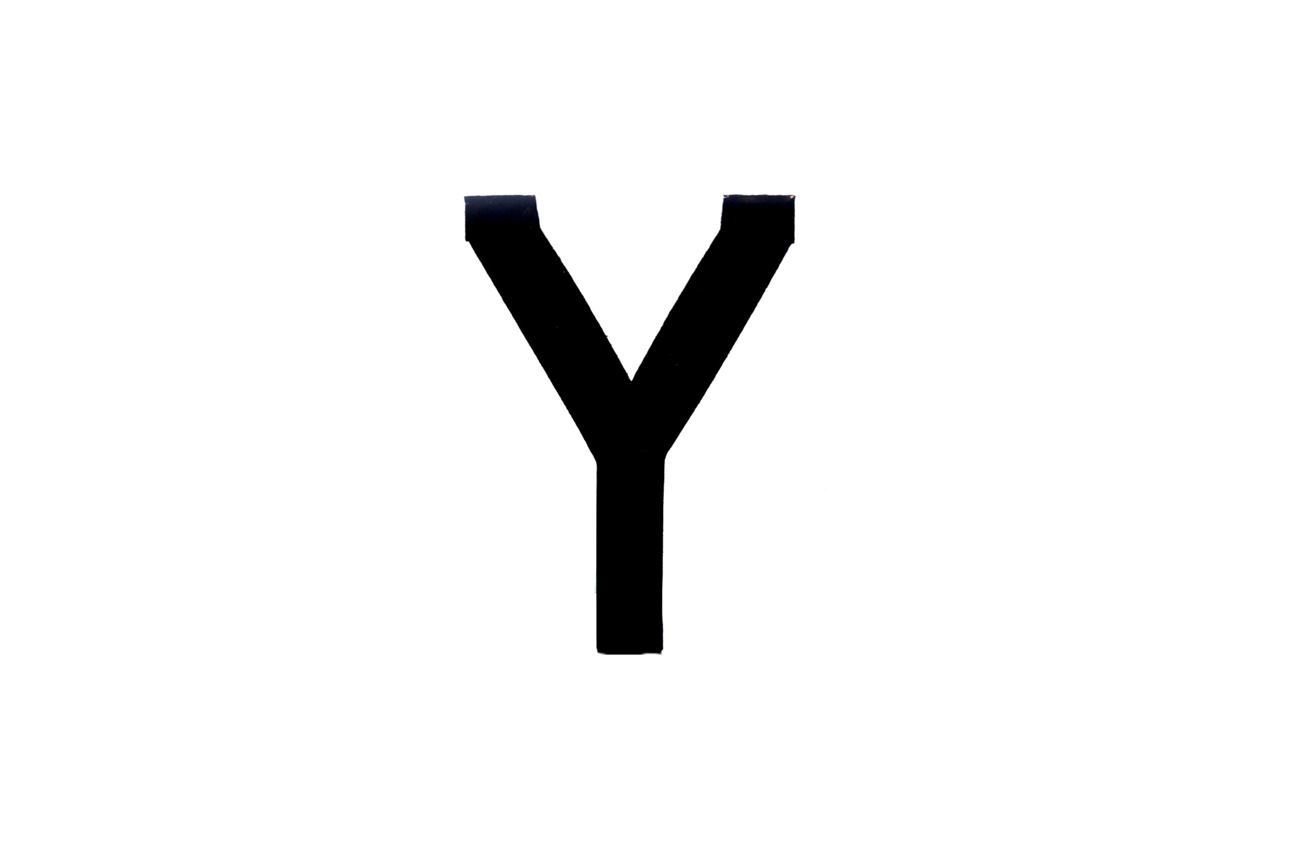 NUMBER PLATE DIGITS BIG Y EACH