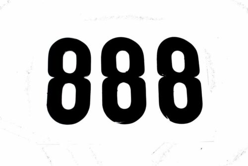 8, BLACK 6″ THICK PACK/3