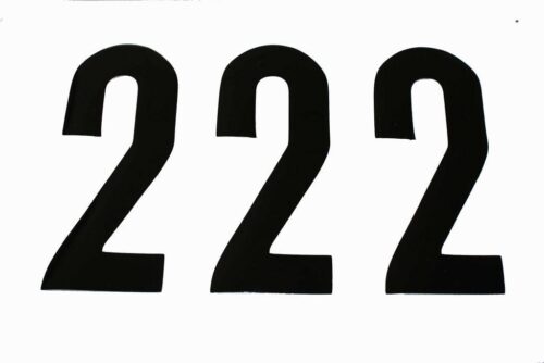 2 THICK BLACK 8″ [x3]