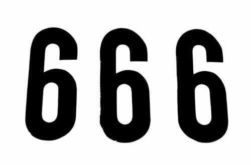 6 THICK BLACK 8″ [x3]