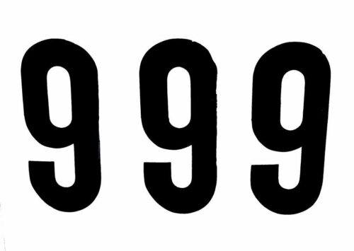 9 THICK BLACK 8″ [x3]