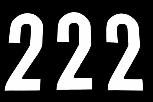 2 THICK WHITE 8″ [x3]