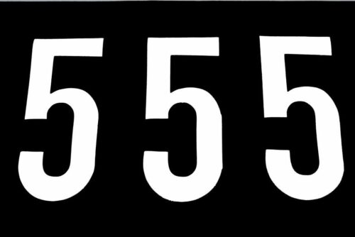 5 THICK WHITE 8″ [x3]