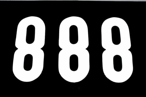 8 THICK WHITE 8″ [x3]