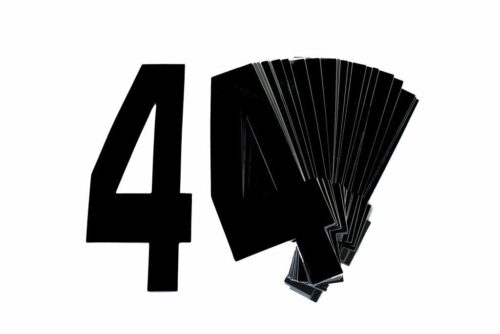 4 BLACK 8″No.20cm. PACK