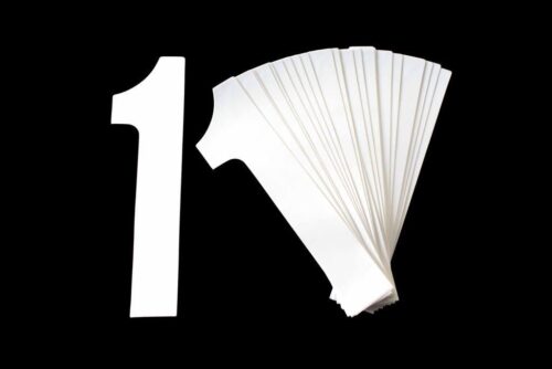 1 WHITE 8″No.20cm. PACK