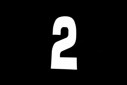 2 WHITE 8″No.20cm. EACH