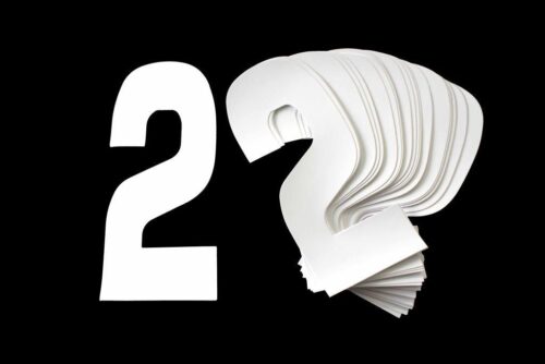 2 WHITE 8″No.20cm. PACK