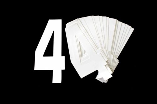 4 WHITE 8″No.20cm. PACK