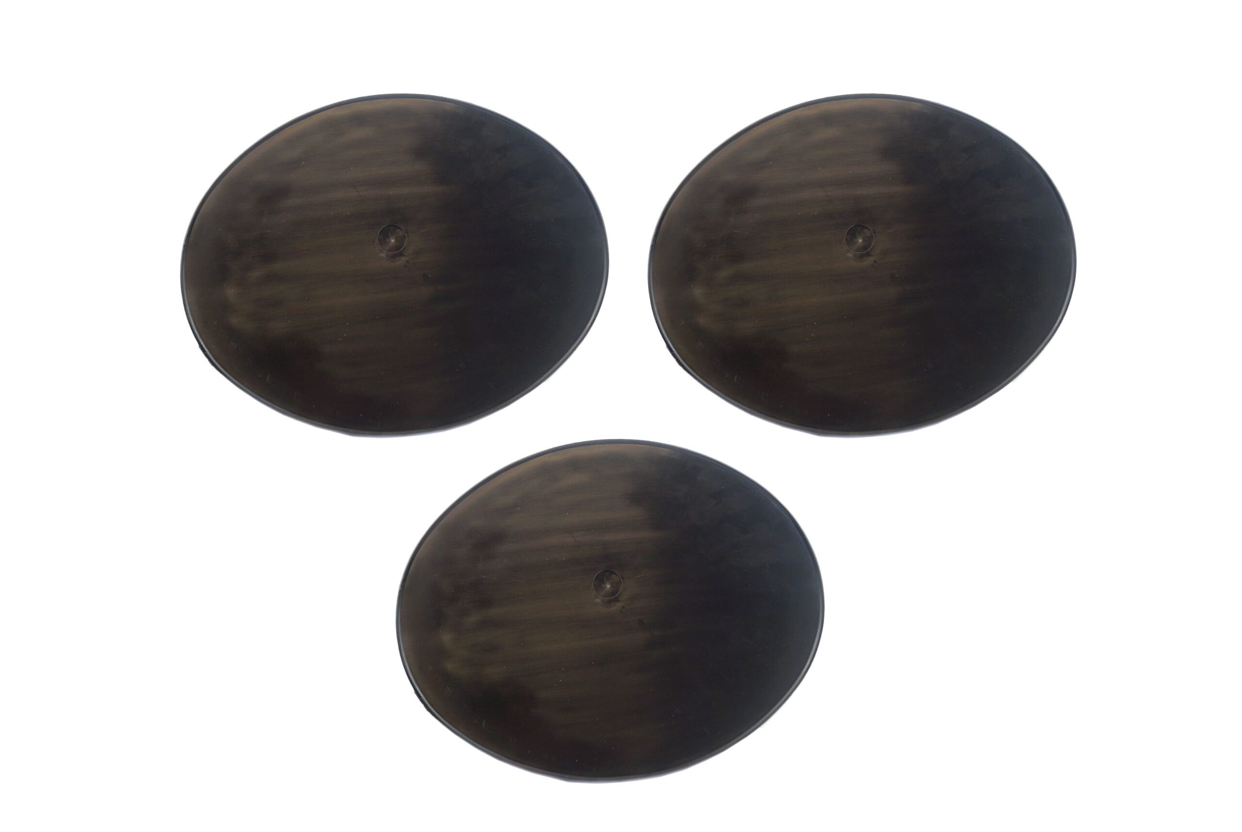 CEMOTO OVAL PLATE BLACK PACK-3, C.205202, FM205202