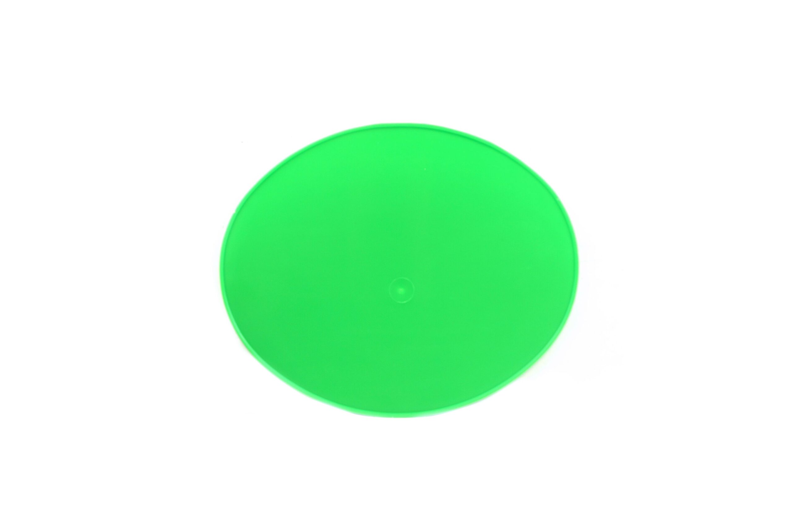 OVAL PLATE GREEN EACH