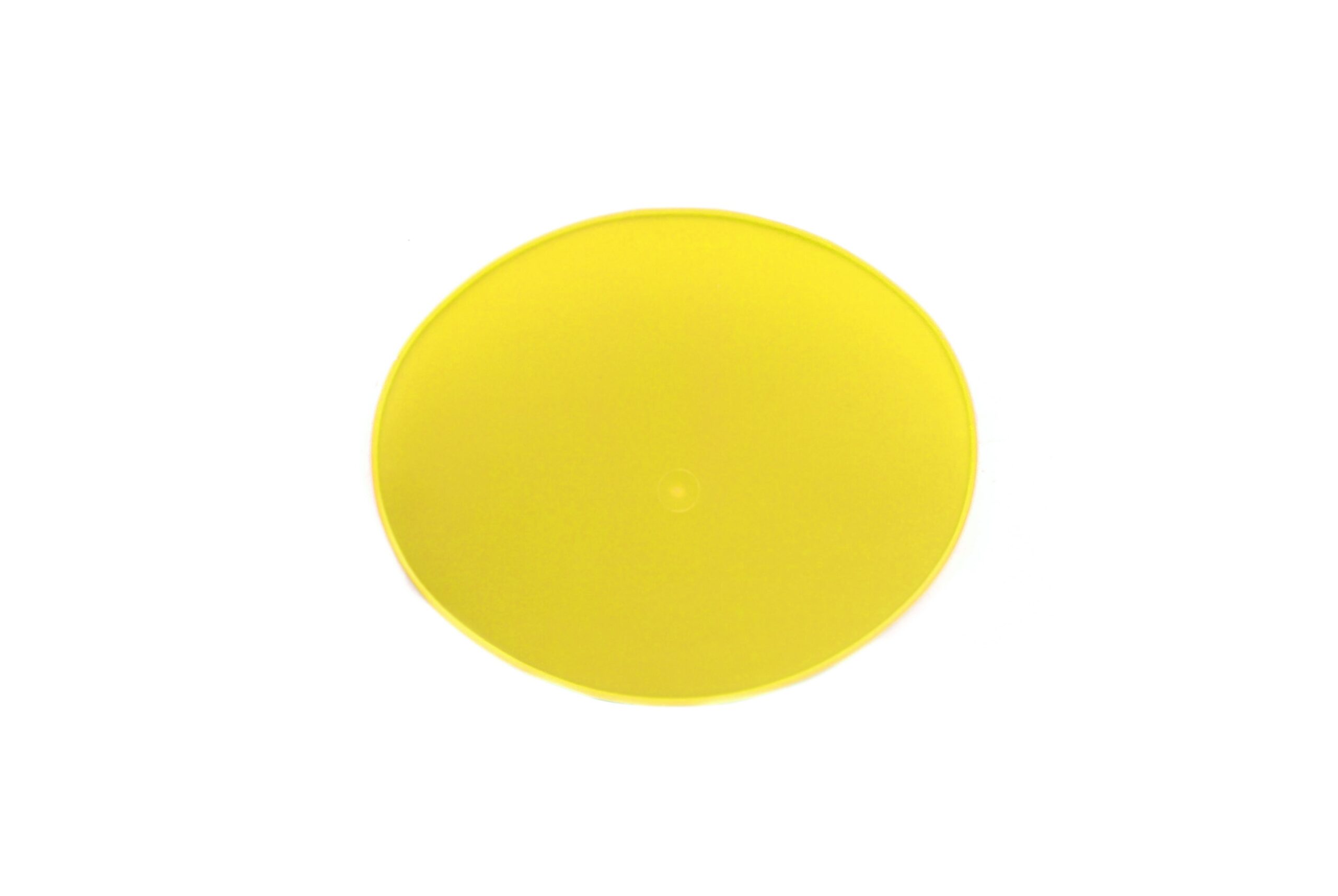 OVAL PLATE YELLOW EACH