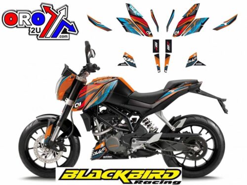 11-16 DUKE KTM ONERACE, BLACKBIRD 2544R GRAPHIC KIT