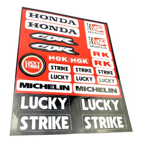 STICKER SHEET HONDA 21x17CM
