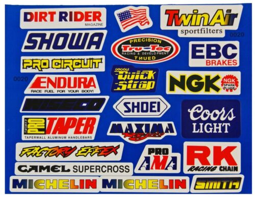 STICKER SHEET MIXED 29x44cm GPA011