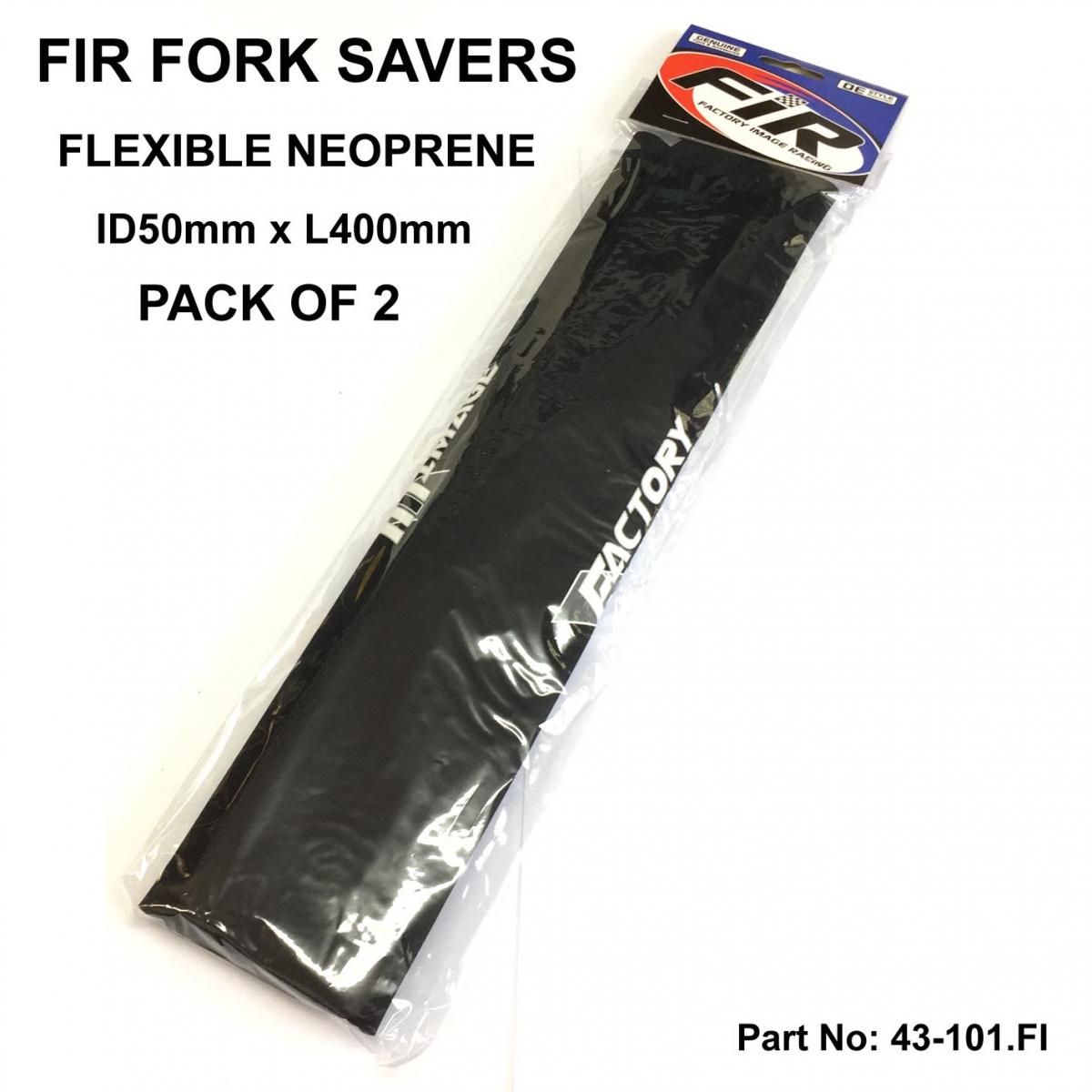 BLACK FORK SAVERS FACTORY 50mm, NEOPRENE FORK SEAL - Image 4