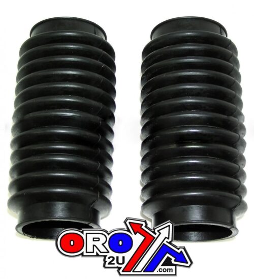 155mm FORK BOOT SET BLACK, 97-1645, TRUIMPH, BSA, KS16-3006
