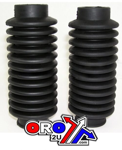 159mm FORK BOOT SET BLACK, 97-1510, TRUIMPH, BSA, KS16-3007