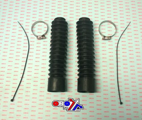 250mm FORK BOOT SET BLACK