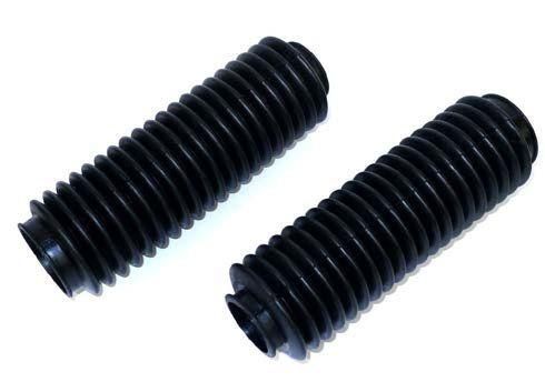260mm FORK BOOT SET BLACK, NORTON COMMANDO TYPE., KS16-3002