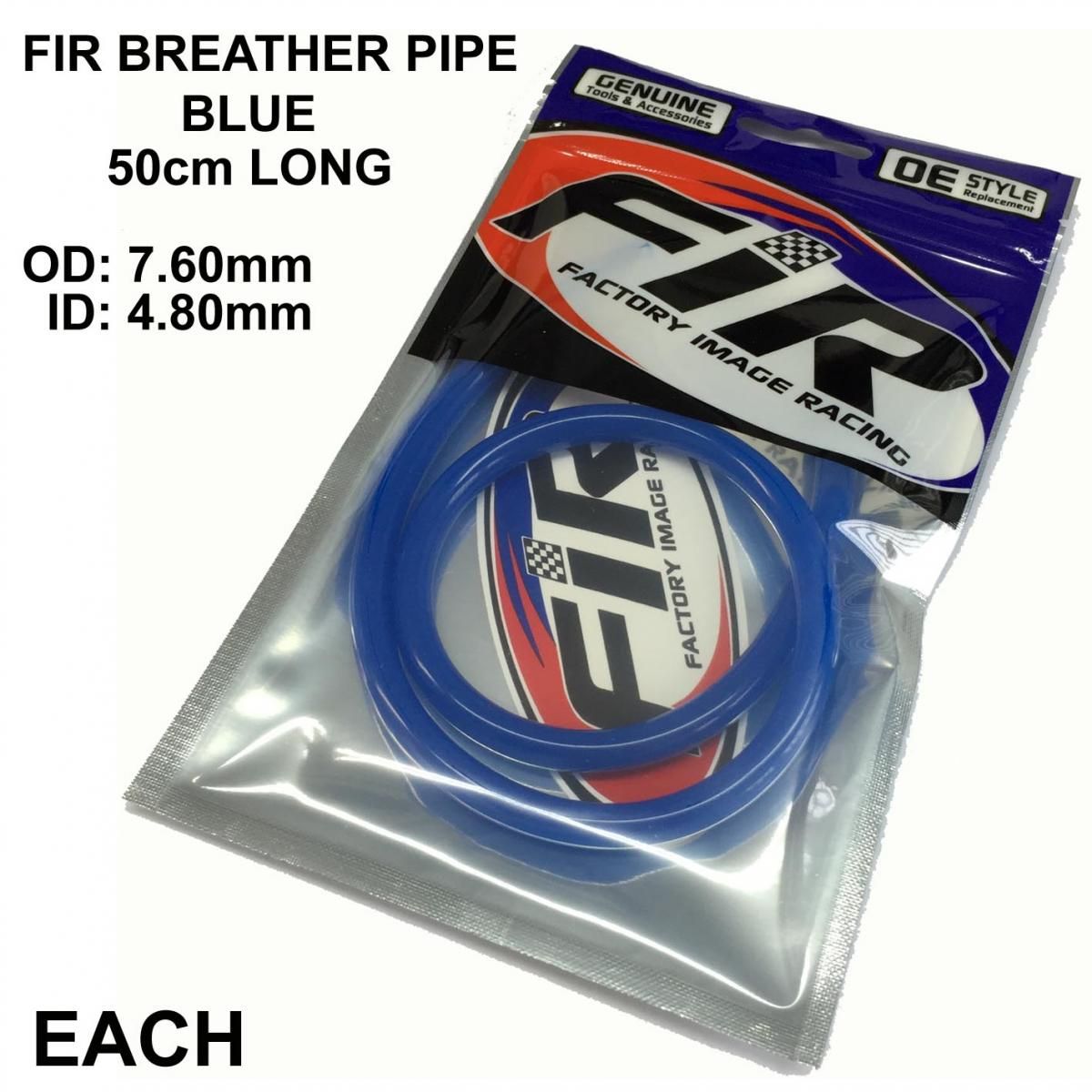 FUEL PIPE BREATHER LINE 5mm BLUE 50cm LENGTH
