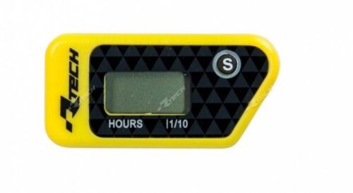 WIRELESS HOUR METER YELLOW, RTECH R- HOURMT002GI, R-HOURMT002GI