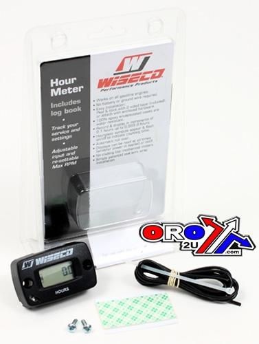 HOUR METER W/LOG BOOK, WISECO W8063 TACHOMETER