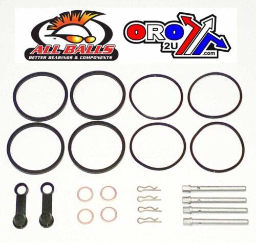BRAKE CALIPER REBUILD KIT ALLBALLS, ALLBALLS 18-3094 YAM YX/FZX/FZR/FJ 400-1100 FRONT