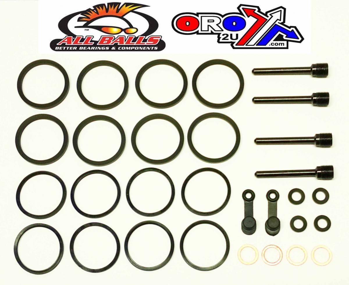 BRAKE CALIPER REBUILD KIT ALLBALLS, ALLBALLS 18-3128 KAW Z/ZX10/SUZ GSX-R 1000 FRONT - Image 2