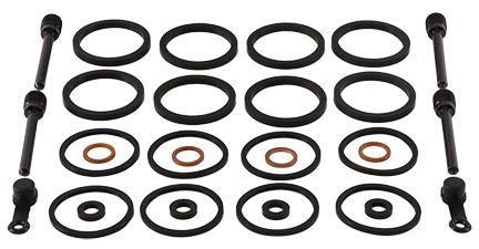 BRAKE CALIPER REBUILD KIT ALLBALLS, ALLBALLS 18-3128 KAW Z/ZX10/SUZ GSX-R 1000 FRONT