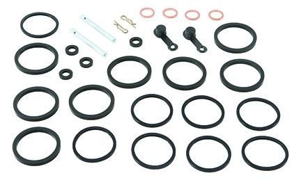 BRAKE CALIPER REBUILD KIT ALLBALLS, ALLBALLS 18-3149 KAW KR-1/ZR/ZXR/ZX 400-1100 FRONT