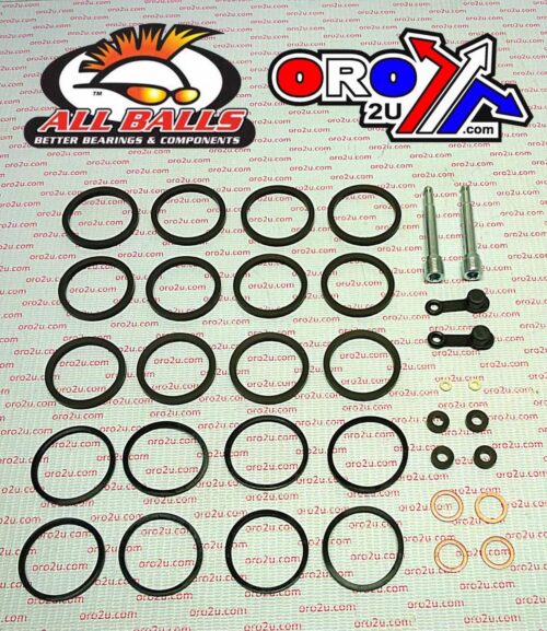 BRAKE CALIPER REBUILD KIT ALLBALLS, ALLBALLS 18-3150 KAW Z1000/ZX900 02-06 FRONT