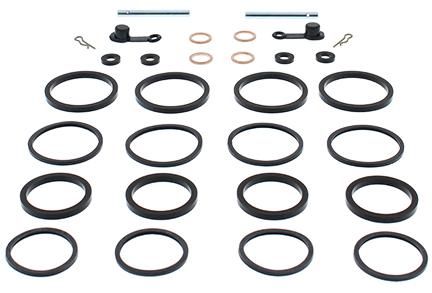 BRAKE CALIPER REBUILD KIT ALLBALLS, ALLBALLS 18-3154 KAW ZX750 89-94 FRONT