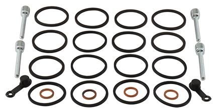 BRAKE CALIPER REBUILD KIT ALLBALLS, ALLBALLS 18-3158 KAW ZX600 13-22 FRONT