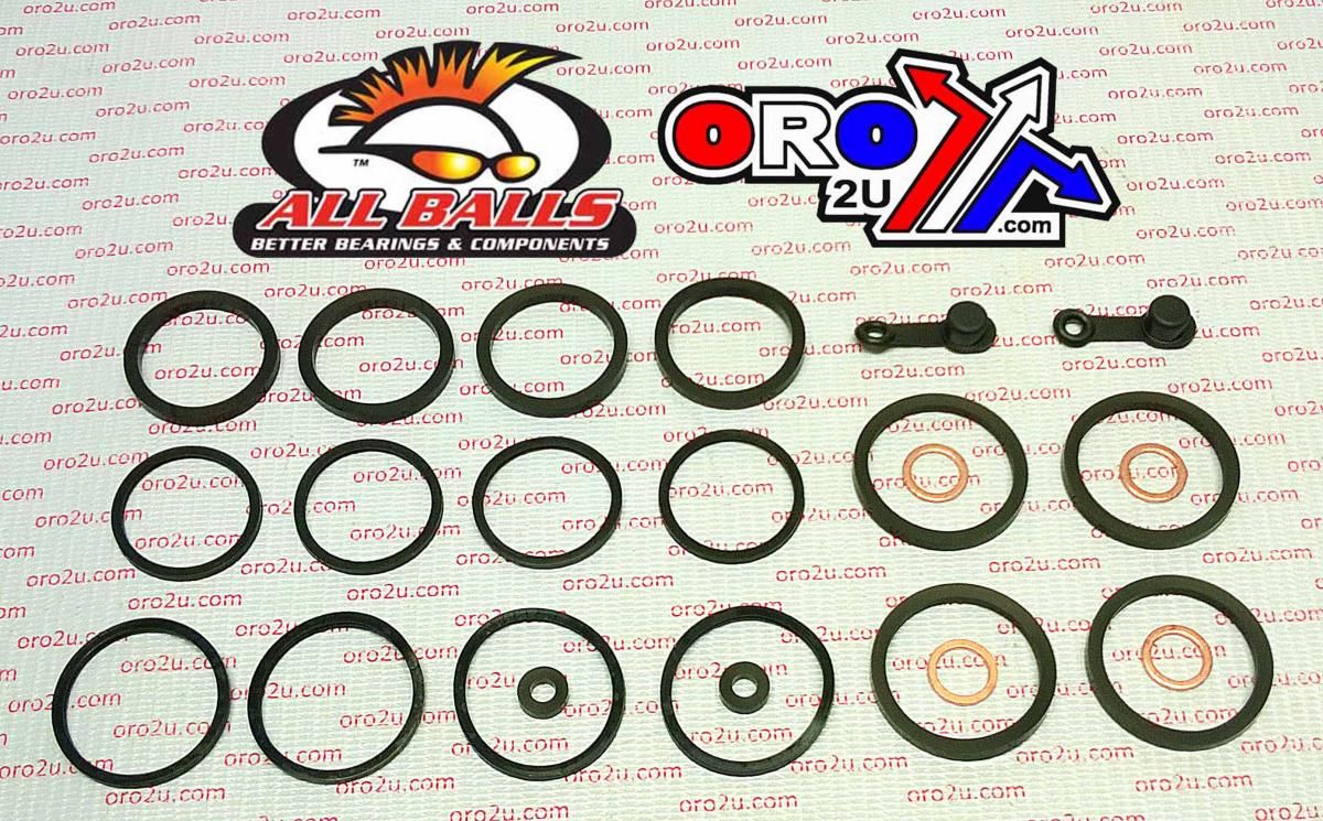 BRAKE CALIPER REBUILD KIT ALLBALLS, ALLBALLS 18-3262 HON CB/CBR/CRF 650/1000 16-22 FRONT