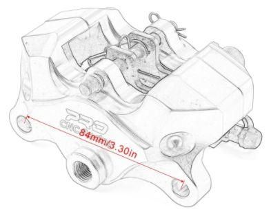 BRAKE CALIPER REAR KTM Supermoto 950 RC8 R, Yamaha YZF R1 ZX10 GSXR1000 Motorcycle