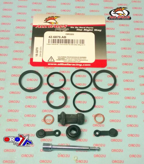 BRAKE CALIPER REBUILD KIT ALLBALLS, ALLBALLS 18-3270 HON FSC 600 SILVERWING 02-13 FRONT