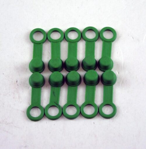 TRADE PACK 10 RUBBER CAPS GREEN, TRADE Â£0.40 EA. BLEED NIPPLE COVER CAP