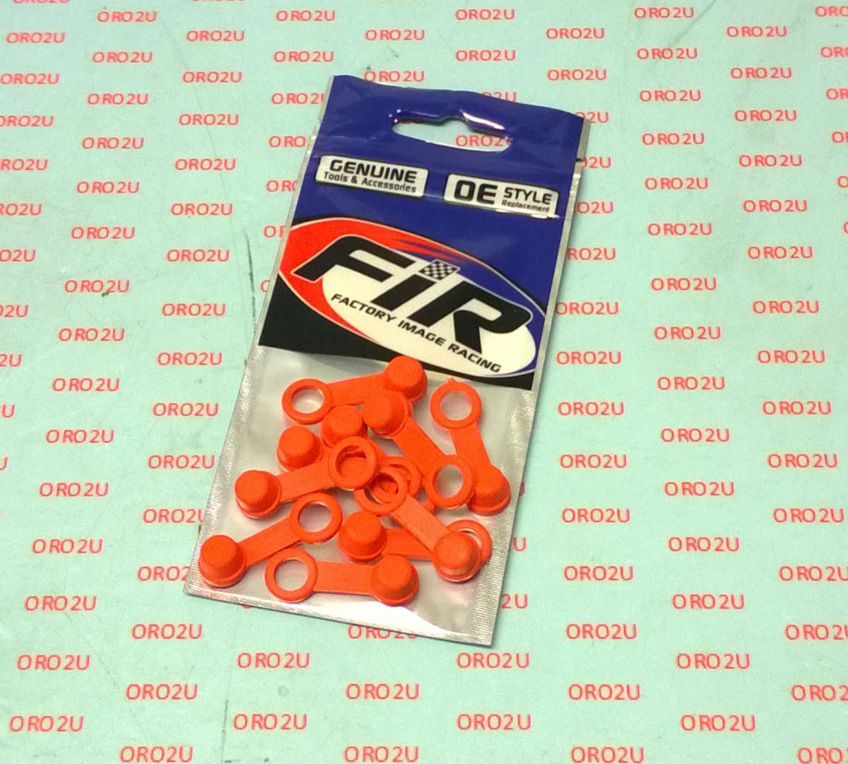 TRADE PACK 10 RUBBER CAPS ORANGE, TRADE £0.40 EA. BLEED NIPPLE COVER CAP - Image 3
