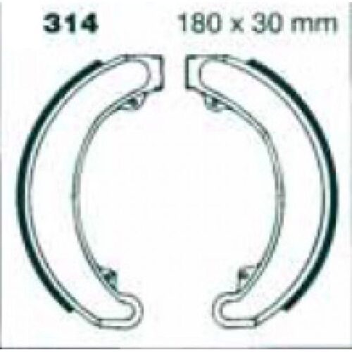 BRAKE SHOES EBC H314, VB119 S314