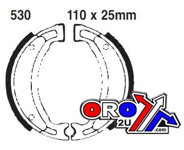 BRAKE SHOES EBC Y530