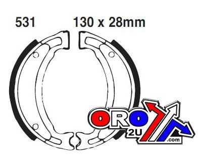 BRAKE SHOES EBC Y531