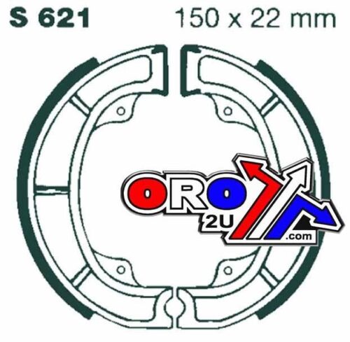 BRAKE SHOES SUZUKI S621