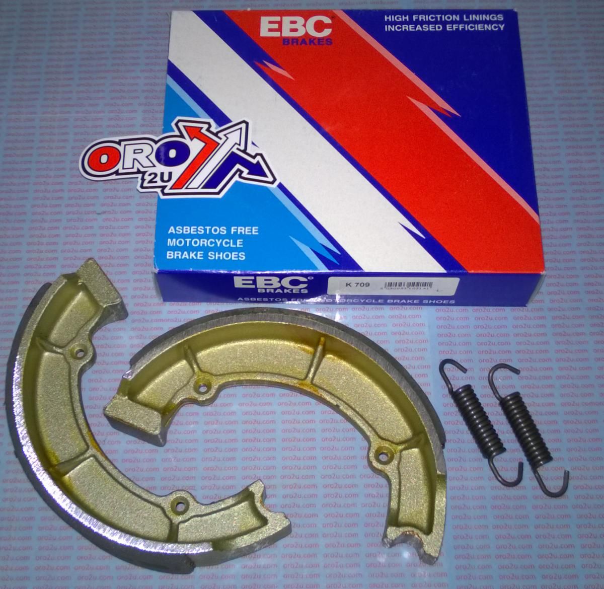 BRAKE SHOES K709 EBC, KAWASAKI