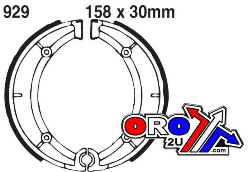BRAKE SHOES 929 DESMO EBC