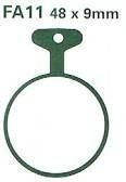 BRAKE PADS DISC EBC FA011